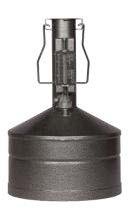 10 LT AKARYAKIT ÖLÇEĞİ Hunisiz - Karbon Çelik